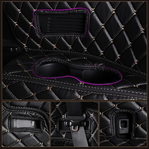 Car Leather Cargo Liners for Lexus RX (AL10/AGL1/GGL1/GYL1) RX 270 350 2009 2010 2011 2012 2013 2014 2015, Full Coverage All Weather Rear Trunk Liner Mats Protector Boot Mats,Beige in Saudi Arabia