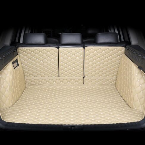 بطانات شحن جلدية للسيارة Lexus RX (AL10/AGL1/GGL1/GYL1) RX 270 350 2009 2010 2011 2012 2013 2014 2015، تغطية كاملة لجميع الأحوال الجوية، سجادات حماية لبطانة صندوق السيارة الخلفي، بيج in Kuwait