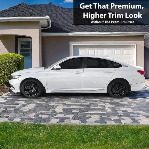 BOGAR TECH DESIGNS Chrome Remove Overlay متوافق مع Honda Accord Sport 2018-2022، أسود لامع in Saudi Arabia