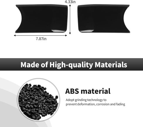 CheroCar Fit for Toyota 4runner Accessories, 2 Pcs Front Fog Light Lamp Cover Guard Trim Cover External Accessories Compatible with 2010-2013 Toyota 4Runner(Smoked Black) in Saudi Arabia
