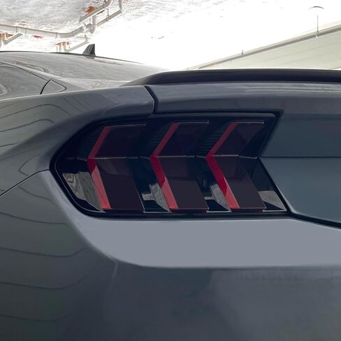 SlickMod PreCut Vinyl Smoke Tint for 2024-2025 Ford Mustang Headlight (Dark Smoke, 2. Headlight) in Saudi Arabia