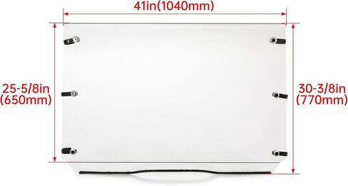 HECASA Front Clear Full Windshield Compatible with 2015-2023 HONDA PIONEER 500 520 3/16" Windscreen in Saudi Arabia