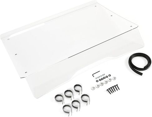 HECASA Front Clear Full Windshield Compatible with 2015-2023 HONDA PIONEER 500 520 3/16" Windscreen in Saudi Arabia