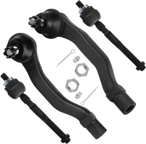 SCITOO 4pcs Suspension Kit For 1992-1995 For Honda Civic 1993-1997 Civic del Sol 1994-1997 For Acura Integra - With Suspension Parts Inner Outer Tie Rod End in Saudi Arabia