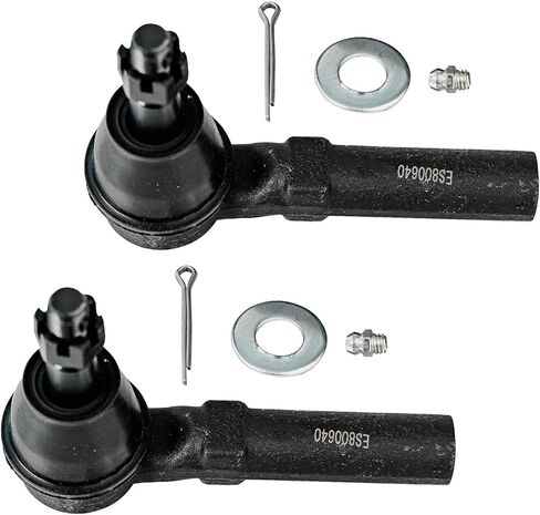 Detroit Axle - 2.4L Front Suspension Kit for 2010-2017 Chevy Equinox GMC Terrain, 4 Inner and Outer Tie Rods 2 Lower Ball Joints 2 Sway Bars 2011 2012 2013 2014 2015 2016 Replacement in Saudi Arabia