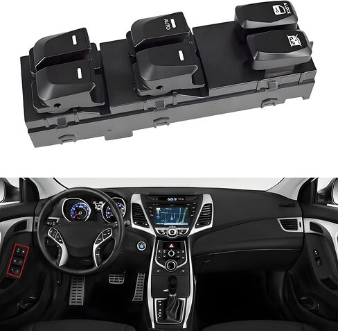 93570-2S0009P 935702S0009P for Hyundai Tucson ix35 2010-2015,Front Left Side Electric Power Master Window Control Switch Button(LHD Only fit auto) in Saudi Arabia
