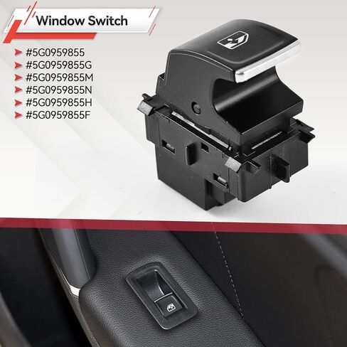 5G0959855G 5G0959855M 5G0959855 Electric Power Window Switch Lifter Button for VW Volkswagen Golf MK7 7 Passat B8 Tiguan Touran in Saudi Arabia