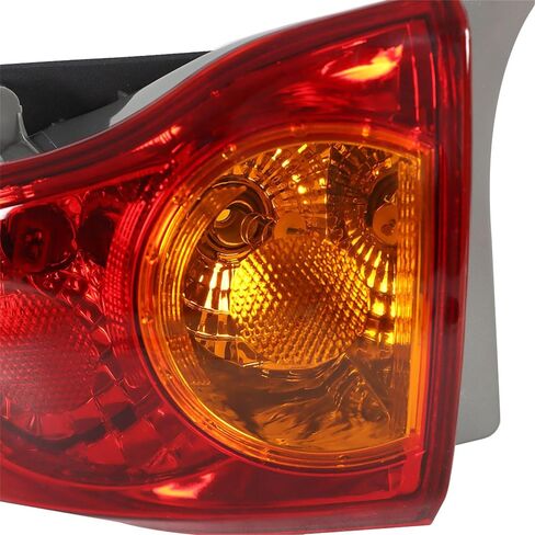 GXYWADY Rear Brake Light Red Tail Light Cover Replacement for 2009 2010 Toyota Corolla 8156002460 Left Side Taillight Parts Brake Signal Stop Lamp in Saudi Arabia