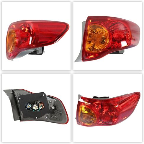 GXYWADY Rear Brake Light Red Tail Light Cover Replacement for 2009 2010 Toyota Corolla 8156002460 Left Side Taillight Parts Brake Signal Stop Lamp in Saudi Arabia