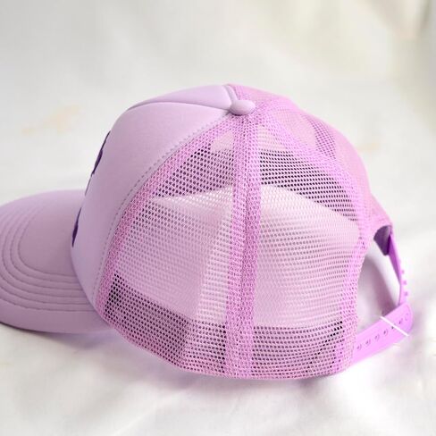 Sorority Shop Sigma Kappa Baseball Cap - Mesh Trucker-Style Hat, Padded Front Panel and Snap Closure, Sigma Kappa Gifts for Women Purple in Saudi Arabia