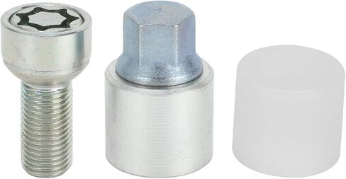 Wheel Lock Lugnut with Bolt Kit for Audi A4L A5 A6L Q2L Q3 Q5 Q7 A8 Type x Anti-Theft Screw Nut Removal Key Socket 1 Set in Saudi Arabia