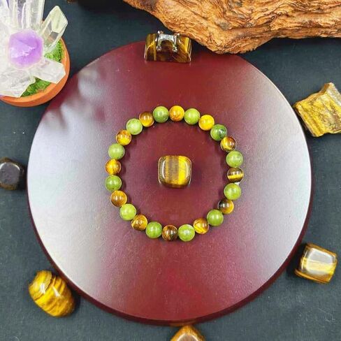 Money Wealth Success Bracelets for Women Men Pyrite Green Aventurine Tiger Eye Citrine Beaded Bracelet Handmade Jewelry Gift in Saudi Arabia