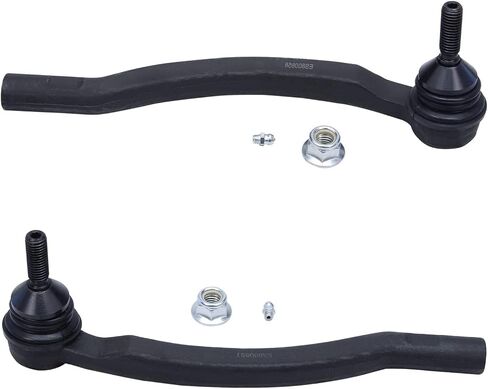 Detroit Axle - Front 6pc Tie Rods Kit for 2001-2002 Volvo V70, 2003-2007 XC70, 2003-2014 XC90, 4 Suspension Inner & Outer Tie Rod Ends 2 Boots Replacement in Saudi Arabia