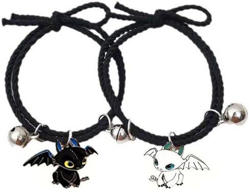 2 PCS Matching Yin Yang Bracelet Elastic Rope Band Dargon Charm Friendship bracelets Sets for Couple in Saudi Arabia
