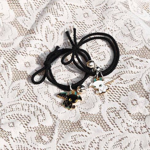 2 PCS Matching Yin Yang Bracelet Elastic Rope Band Dargon Charm Friendship bracelets Sets for Couple in Saudi Arabia