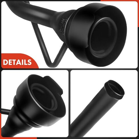 A-Premium Fuel Tank Filler Neck Pipe Hose Compatible with Ford Focus 2008 2009 2010 2011 L4 2.0L Petrol, Replace# 9S4Z9034B, 8S4Z9034A in Saudi Arabia