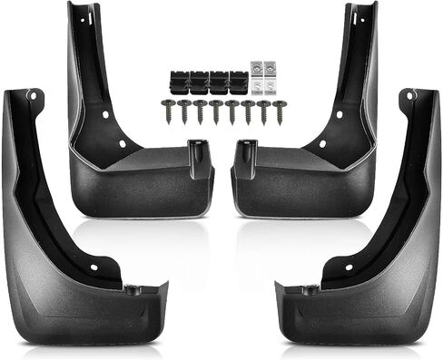 A-Premium Set of 4PCS Mud Flaps Splash Guards Mudguards Compatible with Mercedes-Benz X253 Series GLC250 2017-2018, GLC300 2016-2023, GLC350e, GLC43 AMG, GLC63 AMG, Without Running Board(Pedal) in Saudi Arabia