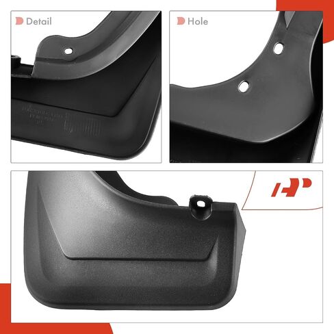 A-Premium Set of 4PCS Mud Flaps Splash Guards Mudguards Compatible with Mercedes-Benz X253 Series GLC250 2017-2018, GLC300 2016-2023, GLC350e, GLC43 AMG, GLC63 AMG, Without Running Board(Pedal) in Saudi Arabia