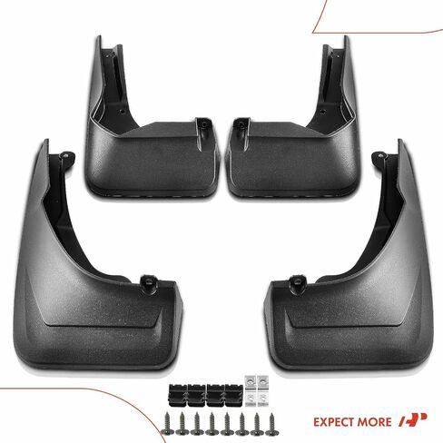 A-Premium Set of 4PCS Mud Flaps Splash Guards Mudguards Compatible with Mercedes-Benz X253 Series GLC250 2017-2018, GLC300 2016-2023, GLC350e, GLC43 AMG, GLC63 AMG, Without Running Board(Pedal) in Saudi Arabia