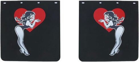 2024 New Upgrade Mud Flap for Pickup Semi Truck/Trailer, Universal Heavy Duty PVC Rubber MudFlaps, Special Pattern Design 24x24 inch 2 Pack in Saudi Arabia