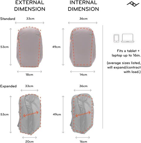 Peak Design Travel Line Backpack 30L (Midnight) BTR-30-MN-2 in Kuwait