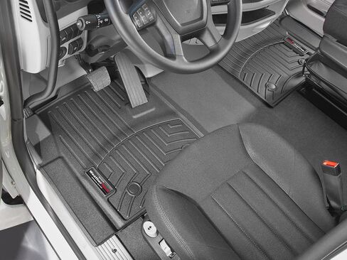 WeatherTech Custom Fit FloorLiners for 567, 579, T680, T880, W990-1st Row (4416251V), Black in Saudi Arabia