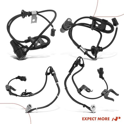 A-Premium Front & Rear ABS Wheel Speed Sensor Set for Lexus RX330 2004-2006 (Made in Japan)/RX350 2007-2009 (Made in Japan)/RX400h 2006-2008 & Toyota Highlander 2004-2007 - AWD in Saudi Arabia