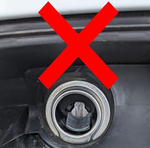 Capless Fuel Port Dust Cover – Compatible with Dodge, Ram & Chrysler Vehicles – Protects Capless Gas Systems from Dirt, Dust & Moisture (Made in U.S.A.) in Saudi Arabia