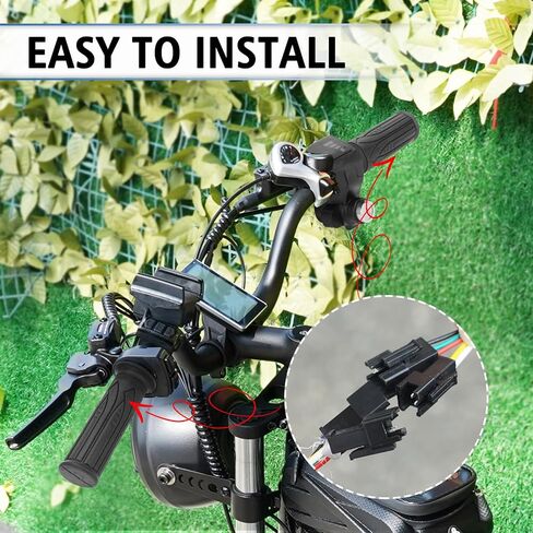 Electronic Throttle Grips Handlebar for Ridstar Q20/Q20 PRO/H20 PRO/H26 PRO, High-Precision Original Ridstar Throttle Grips Handlebar Assy Handle Acceleration for Ridstar in Saudi Arabia