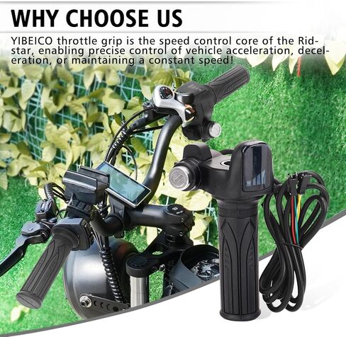 Electronic Throttle Grips Handlebar for Ridstar Q20/Q20 PRO/H20 PRO/H26 PRO, High-Precision Original Ridstar Throttle Grips Handlebar Assy Handle Acceleration for Ridstar in Saudi Arabia