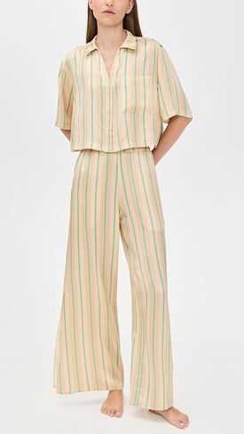 Lunya Women's Washable Silk High Rise Pants Set in Saudi Arabia