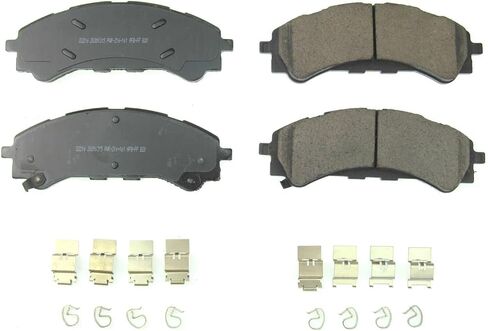 Power Stop Front Brake Kit For Ford Bronco 2021-25 | Ford Ranger 2019-25 - Ceramic Brake Pads With Installation Hardware, 17-2216 in Saudi Arabia