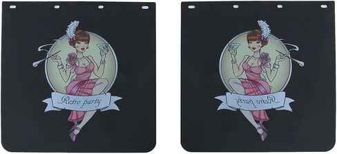 2024 New Upgrade Mud Flap for Pickup Semi Truck/Trailer, Universal Heavy Duty PVC Rubber MudFlaps, Special Pattern Design 24x24 inch 2 Pack in Saudi Arabia