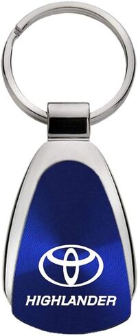 AU-TOMOTIVE GOLD Tear Drop Key Chain for Toyota Highlander (Blue) in Saudi Arabia