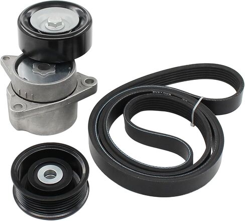Belt Tensioner and Serpentine Belt Idler Pulley for Nissan Rogue 2008-2013, Rogue Select 2014-2015 in Saudi Arabia