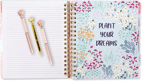 مخطط صغير لمدة 18 شهرًا من Votum 2024-2025 - أغسطس 2024 - مخطط يناير 2026 - مخطط يومي وأسبوعي ومخطط شهري - طوبى هي التي تؤمن، مخطط 2024 مع 3 أوراق ملصقات - مخطط تقويم 2024 in Kuwait