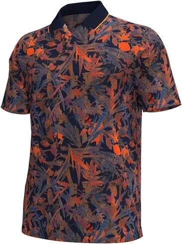 Under Armour New Men's Golf Iso-Chill Plant Etching Polo Phoenix Fire Large in Saudi Arabia