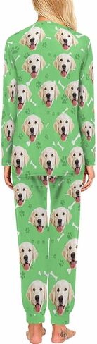 مجموعات بيجامات وجه مخصصة للنساء من MyPupSocks، ملابس نوم مخصصة للصور مقاس XS-XXL in Kuwait