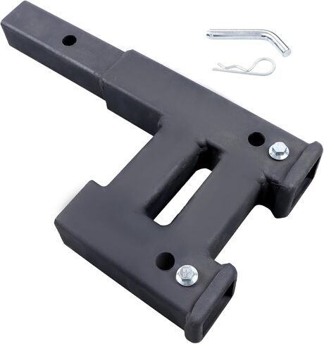 Silscvtt 2 Inch Receiver Adjustable Trailer Dual Hitch Extension 6 Inch Rise or Drop 2 Inch Shank 4000lbs Capacity in Saudi Arabia
