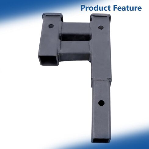 Silscvtt 2 Inch Receiver Adjustable Trailer Dual Hitch Extension 6 Inch Rise or Drop 2 Inch Shank 4000lbs Capacity in Saudi Arabia