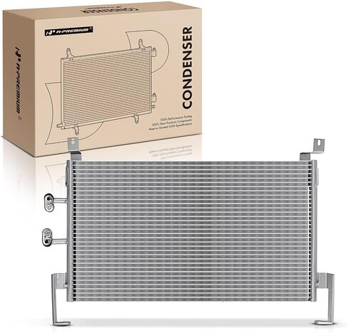 A-Premium Air Conditioning A/C Condenser Compatible with Chrysler Neon 2000-2002 & Dodge Neon 2000-2005, SX 2.0 2003-2005 & Plymouth Neon 2000-2001, 2.0L 2.4L, Replace# 5014582 in Saudi Arabia