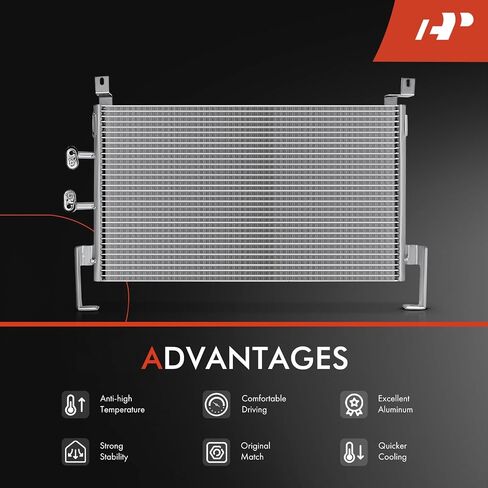 A-Premium Air Conditioning A/C Condenser Compatible with Chrysler Neon 2000-2002 & Dodge Neon 2000-2005, SX 2.0 2003-2005 & Plymouth Neon 2000-2001, 2.0L 2.4L, Replace# 5014582 in Saudi Arabia