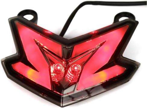 Newsmarts Integrated TailLight Turn Signals Brake Lamp Compatible with for Kawasaki Ninja ZX6R/Z800/Z125 Pro 2013-2018 in Saudi Arabia