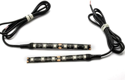 xxotic tech شرائط إضاءة LED للفرامل لإشارة الانعطاف للدراجات النارية ATV، 6-SMD كهرمان in Saudi Arabia
