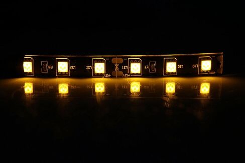xxotic tech شرائط إضاءة LED للفرامل لإشارة الانعطاف للدراجات النارية ATV، 6-SMD كهرمان in Saudi Arabia
