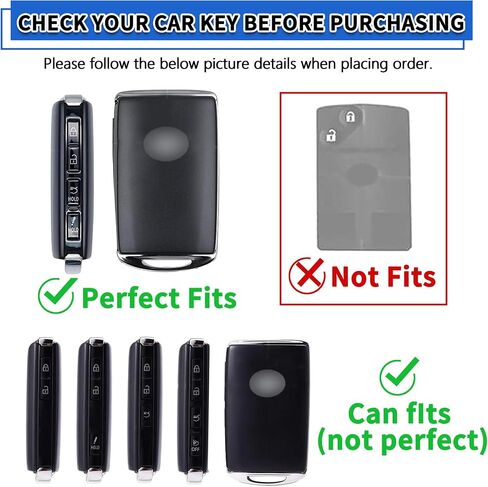 TOMALL for Mazda Key Fob Cover with Keychain, 4 Buttons Soft TPU Key Fob Protector Compatible with 2020-2025 Mazda 3 6 CX-5 CX-3 CX-9 MX-5 CX-30 CX-50 CX-90 CX-70 WAZSKE11D0, Black in Saudi Arabia