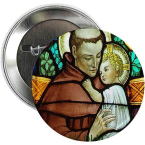 زر CafePress St Anthony 2.25 زر 2.25 بوصة in Kuwait