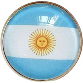 Uijokdef 1 PCS National Flag Pin Round,Lapel Pins party Gifts, Patriotic Pin for Men/Women,National Flag Brooch Accessories Party Favors, Hat Suit Decorations in Saudi Arabia