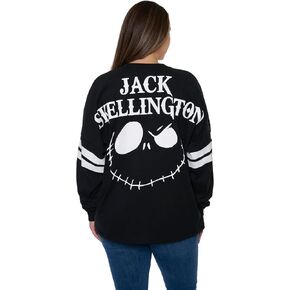 Disney Womens Long Sleeve Jersey Oversized Skellington in Kuwait