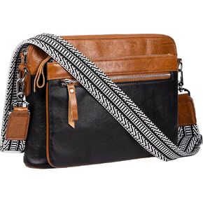 Genuine Leather Crossbody Bags for Women - Cute Small Crossbody Purse with Wide Strap for Travel, Work & Daily in Kuwait